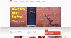 Desktop Screenshot of iowacitybookfestival.org